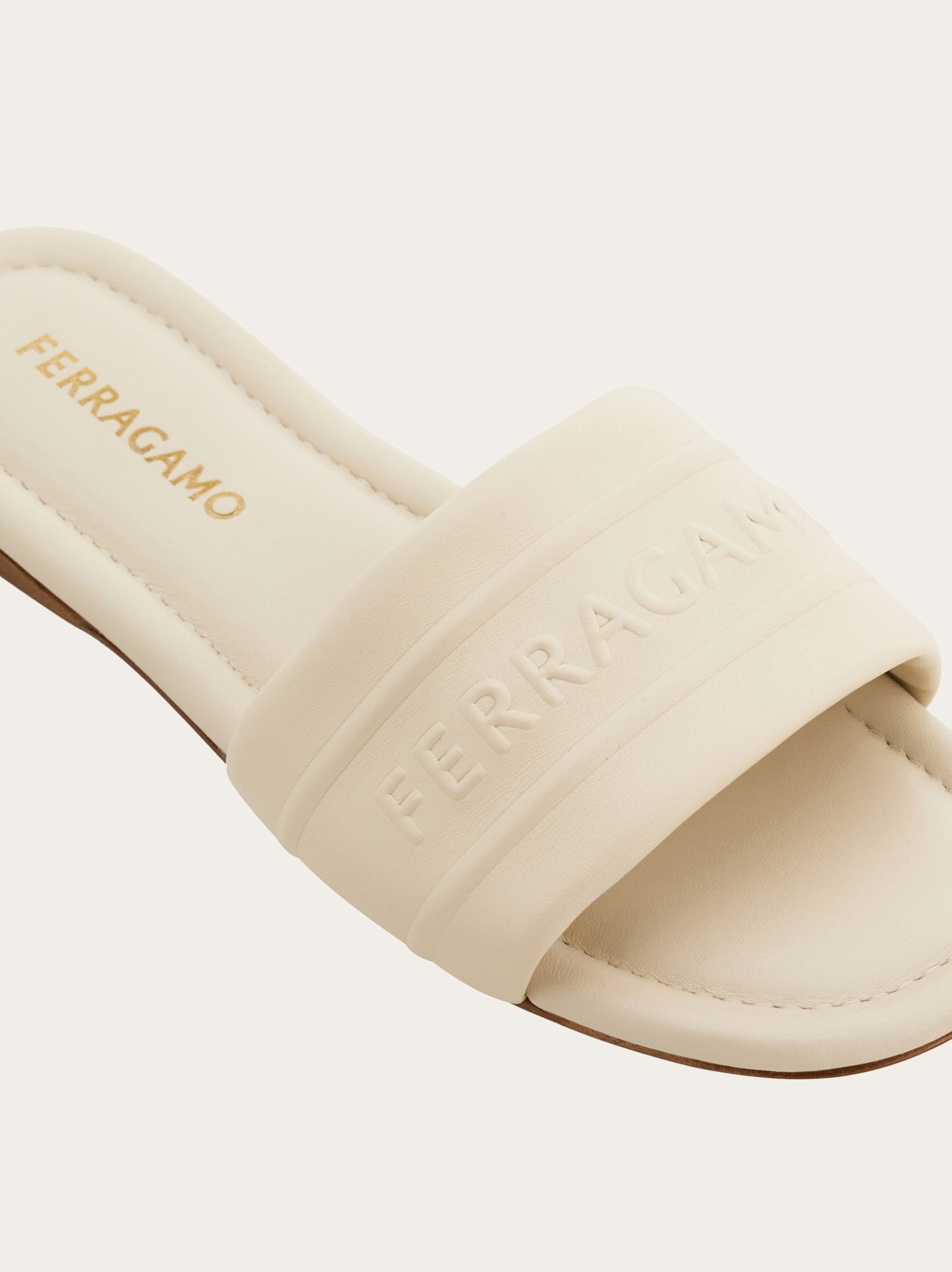 Ferragamo Slide with logo - Image 4